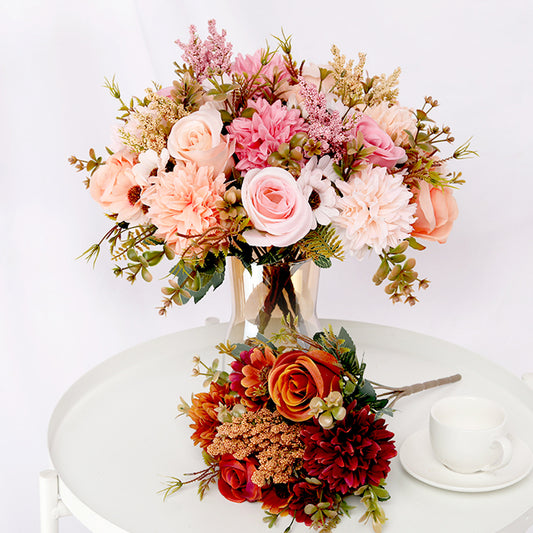 Un bouquet de fleurs décoré