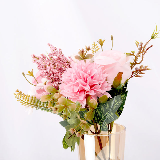 A decorated bouquet of flowers