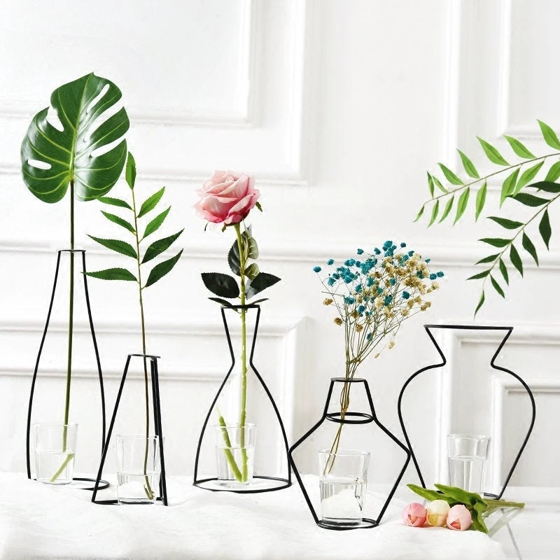 Iron line model vase 8 types