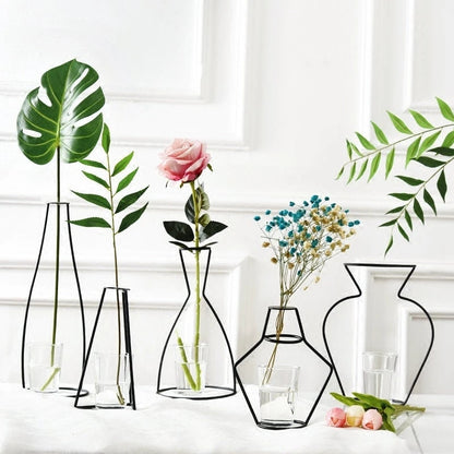 Iron line model vase 8 types